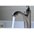 Anzzi Arc Single Hole Single-Handle Low-Arc Bathroom Faucet, Brushed Nickel L-AZ009BN